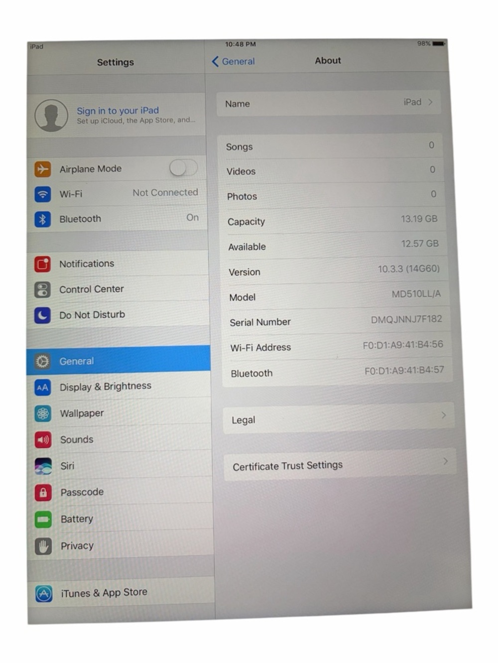 Apple iPad 4th Generation 16GB WiFi – Lightning - Picture 4 of 6
